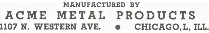 Acme Metal Products — Chicagon ruohosuojatut lusikat