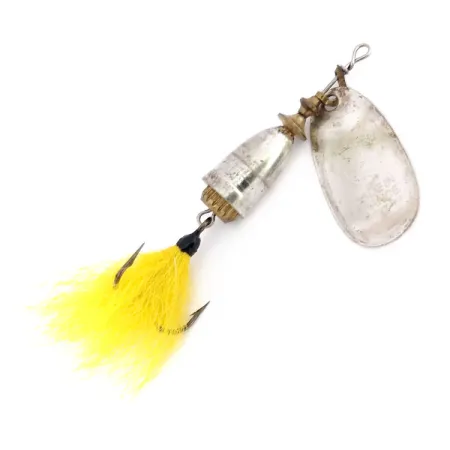 Blue Fox Super Vibrax 3 Foxtail Lippa, Hopea, 8g, höyhen, #10003