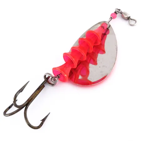 Luhr Jensen TEE Spoon 5 UV Lusikka, Nikkeli / Oranssi, 12g, UV, #10011