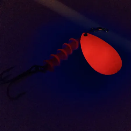 Luhr Jensen TEE Spoon 5 UV Lusikka, Nikkeli / Oranssi, 12g, UV, #10011