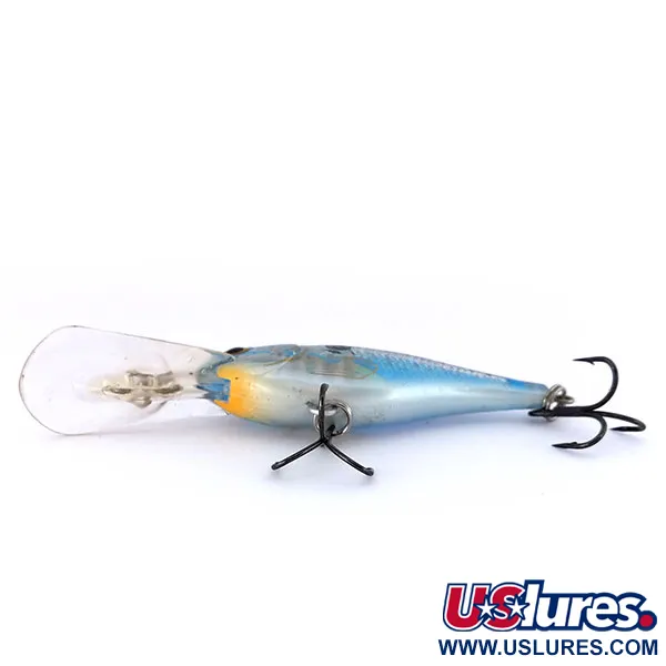 Rapala Glass Shad Rap Vaappu, Sinihopea, 9g, hitaasti uppoava, #10028
