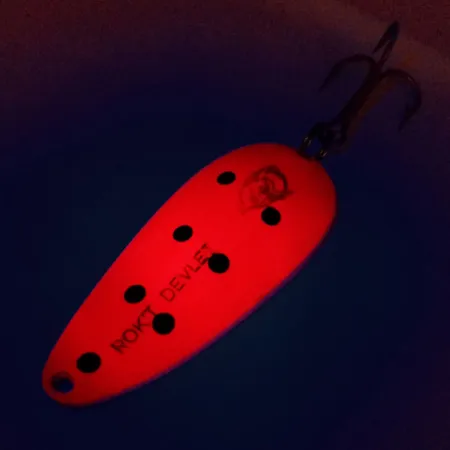 Eppinger Dardevle Rok't Devlet UV, Punainen/Musta/Nikkeli, 35g, #10062