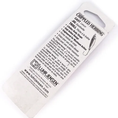 Luhr Jensen Crippled Herring Metallijigi, Pink Pearl, 42g, #10071