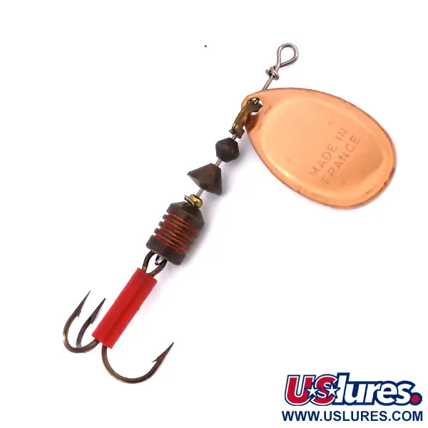 Mepps Aglia 2 Lippa, Kupari, 4.5g, punainen iskupiste, #10082