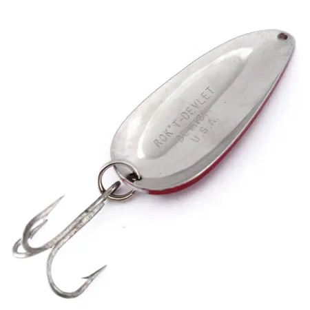 Eppinger Dardevle Rok't Devlet Lusikka, Puna/Valko/Nikkeli, 35g, #10109