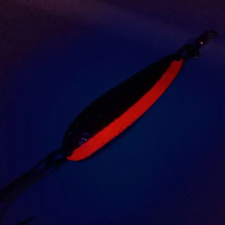 Luhr Jensen Krocodile Die #4 UV Lusikka, Messinki/Oranssi, 14g, #10111