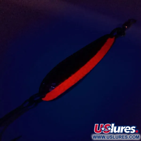 Luhr Jensen Krocodile Die #4 UV Lusikka, Messinki/Oranssi, 14g, #10111