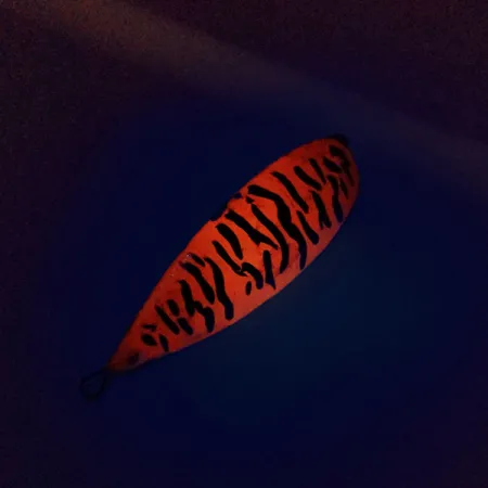 Johnson Silver Minnow UV Lusikka, Orange Black Tiger, 17g, #10161