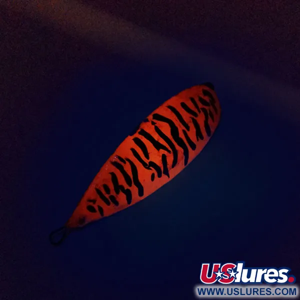 Johnson Silver Minnow UV Lusikka, Orange Black Tiger, 17g, #10161