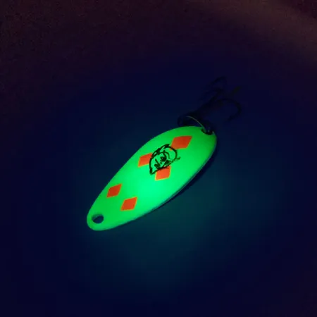 Eppinger Dardevle Devle Dog 5200 UV Lusikka, Kelt/Pun/Nik, 7g, #10162