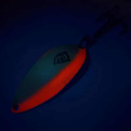 Eppinger Dardevle Devle Dog Lusikka, Valkoinen/Oranssi/Nikkeli, 18g #10166