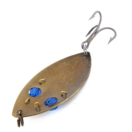 Gibbs One Eye Wiggler Lusikka, Pronssi/Sininen, 35g, Helmi-silmät, #10169