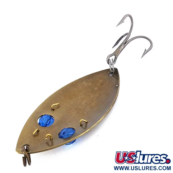 Gibbs One Eye Wiggler Lusikka, Pronssi/Sininen, 35g, Helmi-silmät, #10169