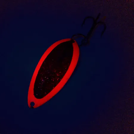 Dardevle Devle Dog 5400 Lusikka, Fluo-punainen, 14g, Glow, #10211