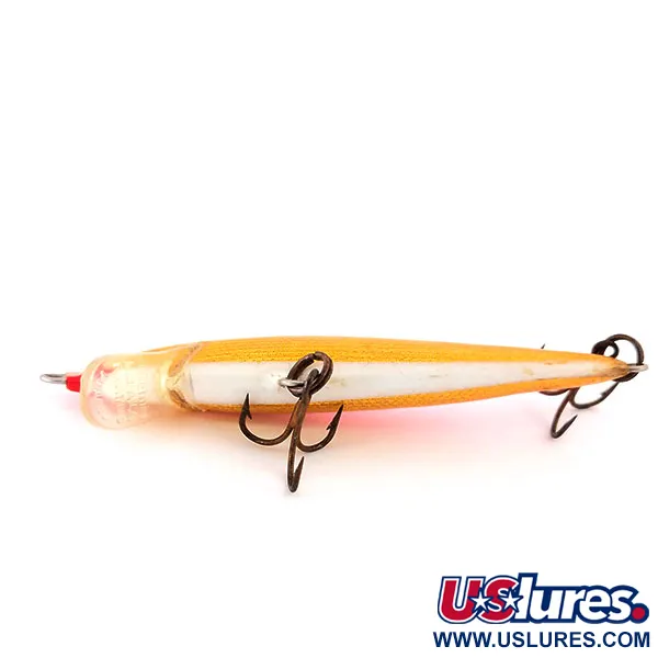 Rapala Original Floater F7 Vaappu, Oranssi Kulta, 4g, Balsa, #10216