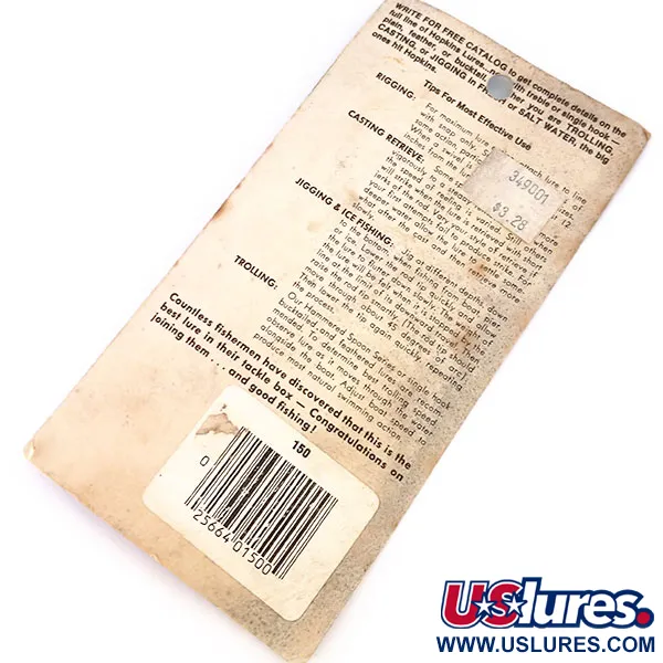 Hopkins shorty 150 Jig Lure Lusikka, Vasaroitu nikkeli, 42g, #10375