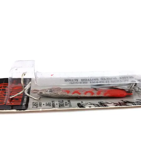 Luhr Jensen Crippled Herring Pilkki, Fire Red, 21g, Lisälippa, #10235