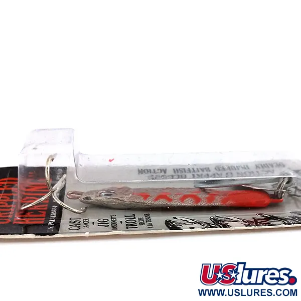 Luhr Jensen Crippled Herring Pilkki, Fire Red, 21g, Lisälippa, #10235