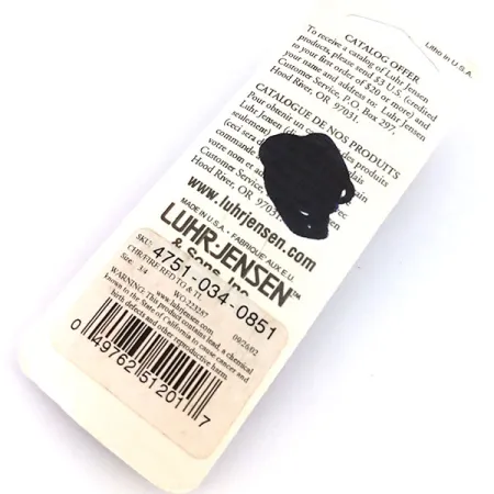 Luhr Jensen Crippled Herring Pilkki, Fire Red, 21g, Lisälippa, #10235