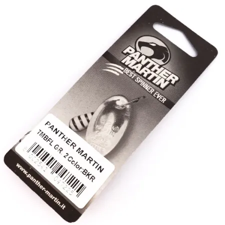 Panther Martin 2 Lippa, Musta / Punainen, 2.5g, Pilkullinen, #10247