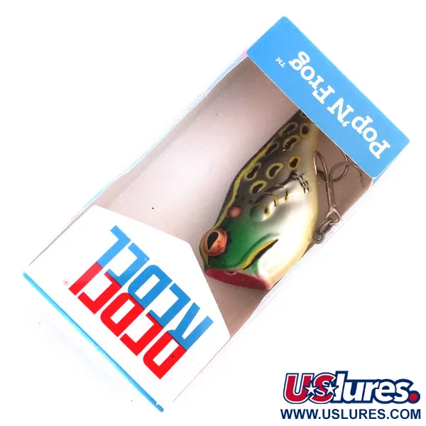 Rebel Pop'N Frog Popper, Vihreä Sammakko, 7g, Kovera Suu, #10286