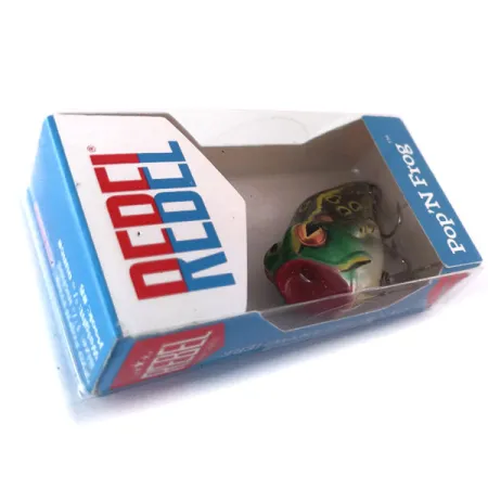 Rebel Pop'N Frog Popper, Vihreä Sammakko, 7g, Kovera Suu, #10286