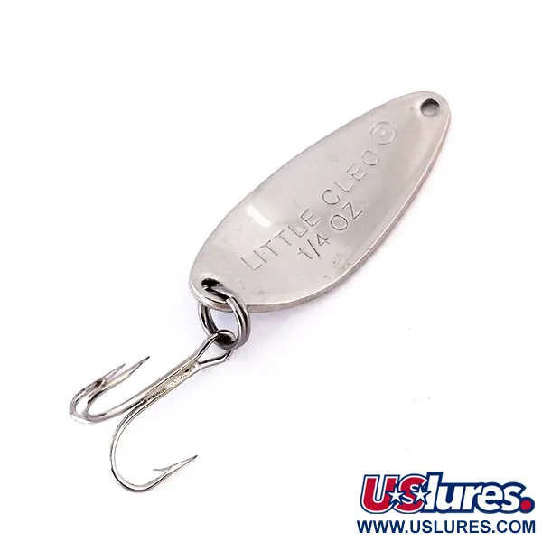 Acme Little Cleo Lusikkauistin, Nikkeli / Sininen, 7g, Leveä Malli, #10307