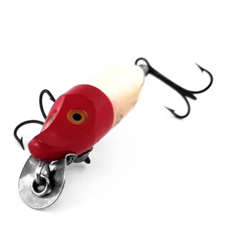 Heddon Floating River Runt Spook Vaappu, Puna / Valko, 12g, #10313