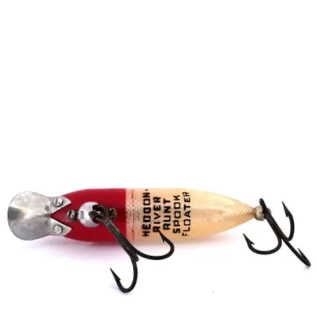 Heddon Floating River Runt Spook Vaappu, Puna / Valko, 12g, #10313