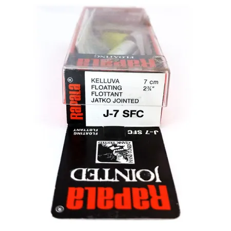 Rapala Jointed J-7 Vaappu, SFC, 4g, Hand-Tuned, #10317