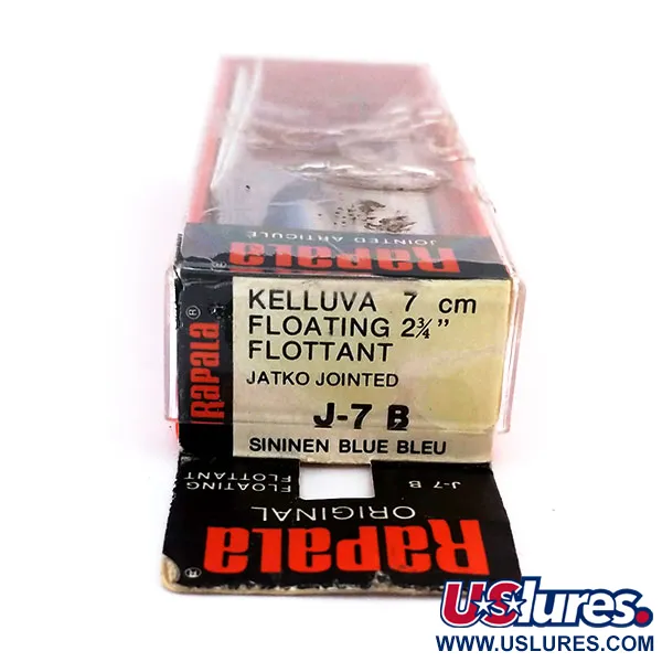 Rapala Jointed J-7 Nivelvaappu, B (Blue), 4g, Balsa, #10318