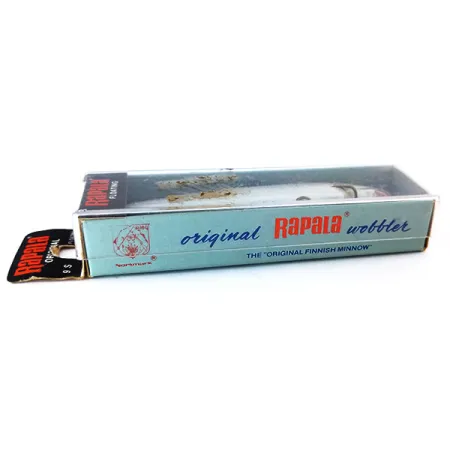 Rapala Original Floater F9 Vaappu, S (Silver), 4g, Balsa, #10319