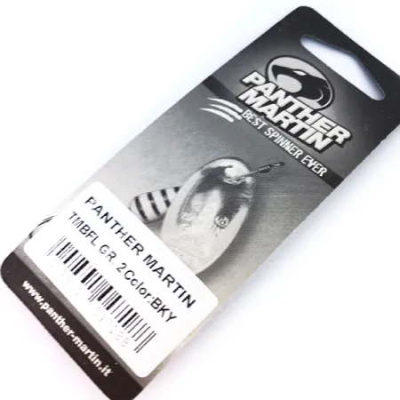 Panther Martin 2 Lippa, Musta/Keltainen, 2.5g, Suorakiinnitteinen, #10324