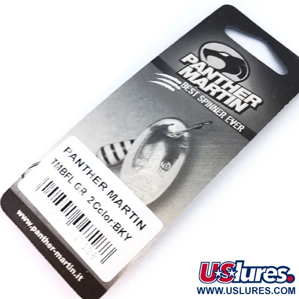 Panther Martin 2 Lippa, Musta/Keltainen, 2.5g, Suorakiinnitteinen, #10324