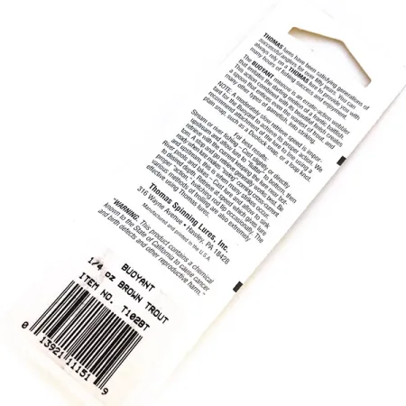 Thomas Buoyant Lusikkauistin, Taimen, 7g, Vintage, #10329