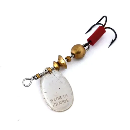 Mepps Aglia 0 Lippa, Hopea, 2.5g, Klassinen Lehti, #10339