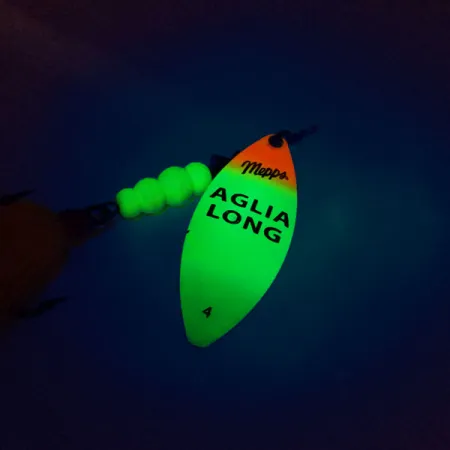 Mepps Aglia Long 4 Dressed Lippa, Fluo, 17g, Bucktail, #10380
