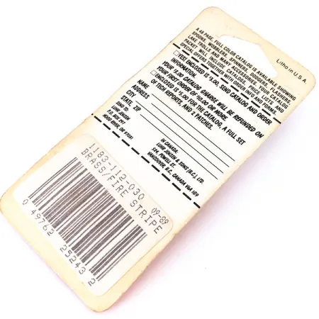 Luhr Jensen Mister J Lusikka, Messinki/Punainen, 2.5g, Fire Stripe, #10387