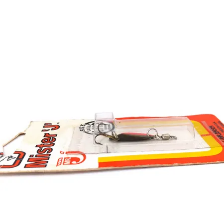 Luhr Jensen Mister J Lusikka, Messinki/Punainen, 2.5g, Fire Stripe, #10387