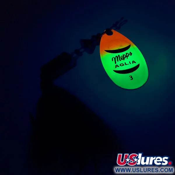 Mepps Aglia 3 dressed Fluo UV Lippa, Fluo, 7.3g, UV-pinnoite, #10431
