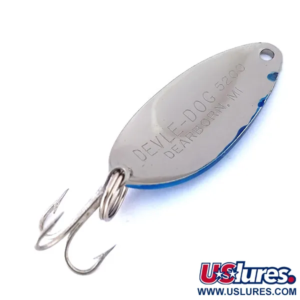 Dardevle Devle Dog 5200 Lusikka, Nikkeli / Sininen, 7g, #10447