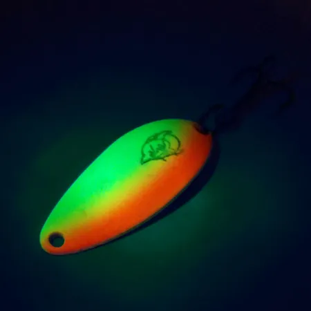 Dardevle Devle Dog 5200 UV Lusikka, Kelt/Orans/Nikkeli, 7g, UV, #10450