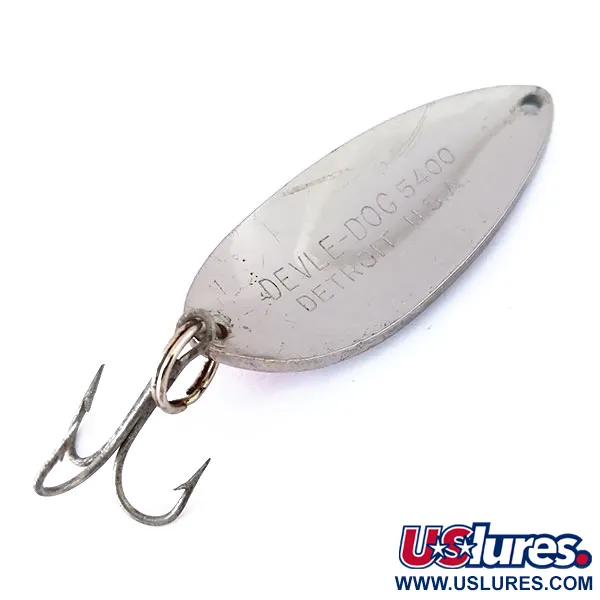 Dardevle Devle Dog 5400 Lusikka, Nikkeli / Punainen, 18g, Detroit, #10451