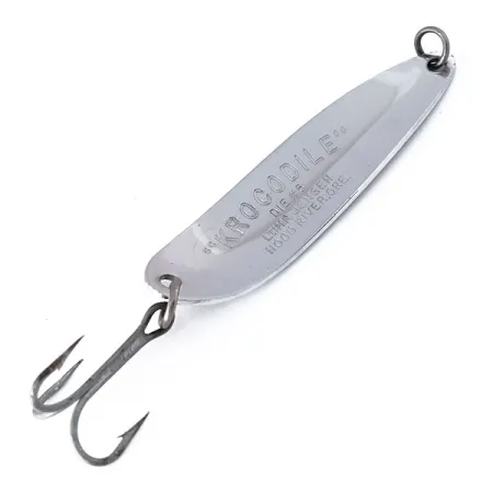 Luhr Jensen Krocodile Die #5 Lusikka, Nikkeli/Vihreä, 21g, Prisma, #10472