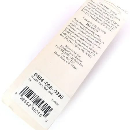 Luhr Jensen P.J.POP Popperi Puu, Silver Foil/Blk Shad, 10.5g, #10499