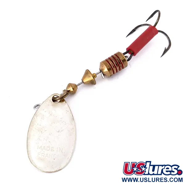 Mepps Aglia 2 Lippauistin, Hopea, 4,5g, hopeoitu lehti, #10516