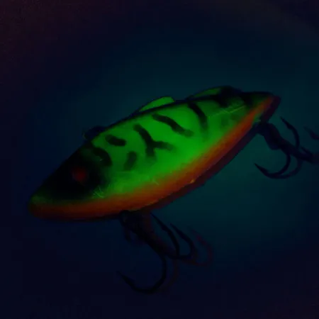 Norman N-Ticer UV Lipless Crank, Fire Tiger, 14g, UV, #10530