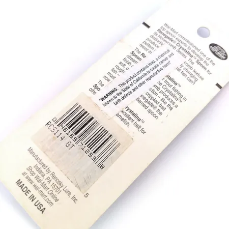 Renegade Crystalina Spoon Lusikka, Golden Fish, 11g, Kennokuvio, #10579