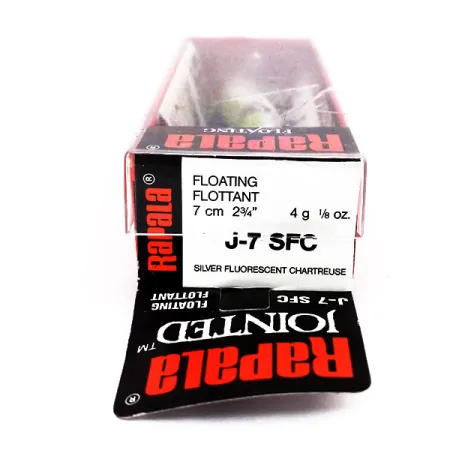 Rapala Jointed J7 Vaappu, SFC Chartreuse, 4g, Kelluva, #10598