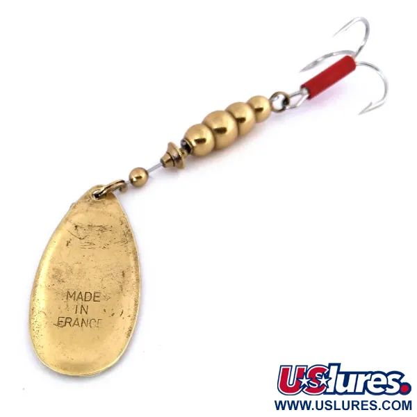 Mepps Aglia 5 Lippa, Messinki, 14g, punainen iskupiste, #10601